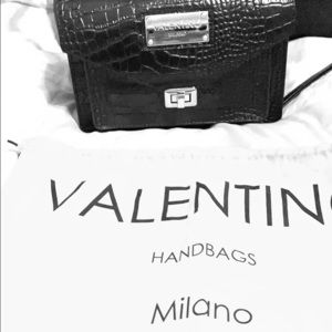 Black leather Valentino handbag